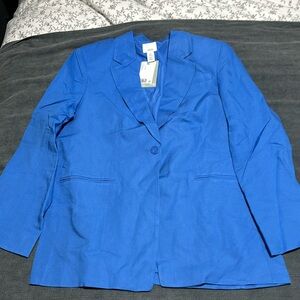 NWT-Linen-blend Blazer - never worn